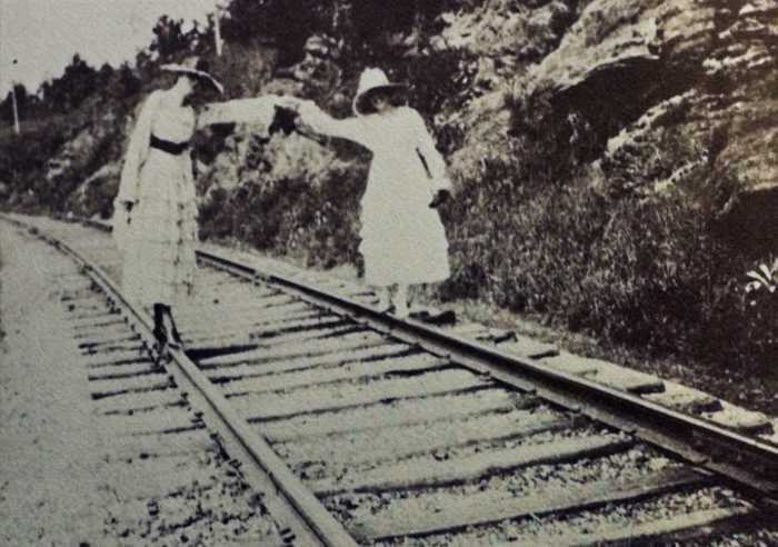 Balancing on the Tracks.