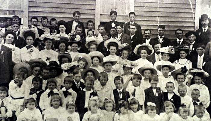 Members of the Avalon Moravian Church.