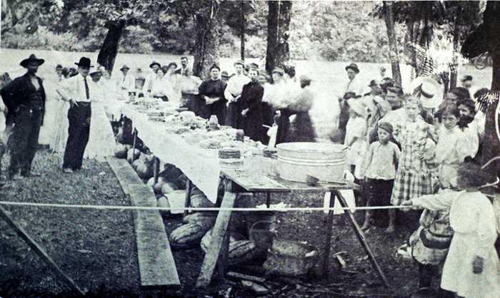 First Picnic an the Avalon Picnic Ground.